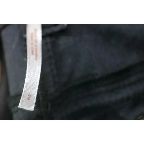 Free People Women's Faux Leather Biker Style Pants-Size 2-Pockets-Skinny Jeans - Picture 5 of 8